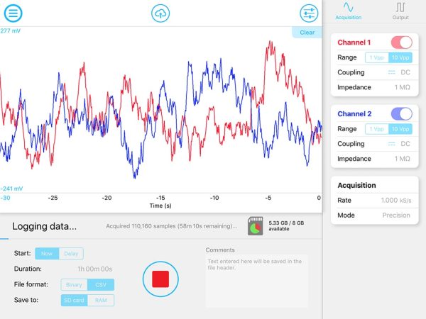 Data Logger | Liquid Instruments